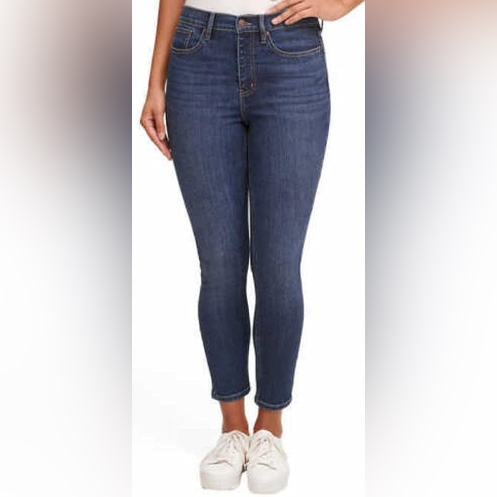 CALVIN KLEIN Women's Ultimate Skinny High Rise Denim Size 8x30 Dark Wash Stretch